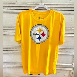 L Men's Pittsburgh Steelers Nike Dri-fit Gold Primary Logo T-Shirt